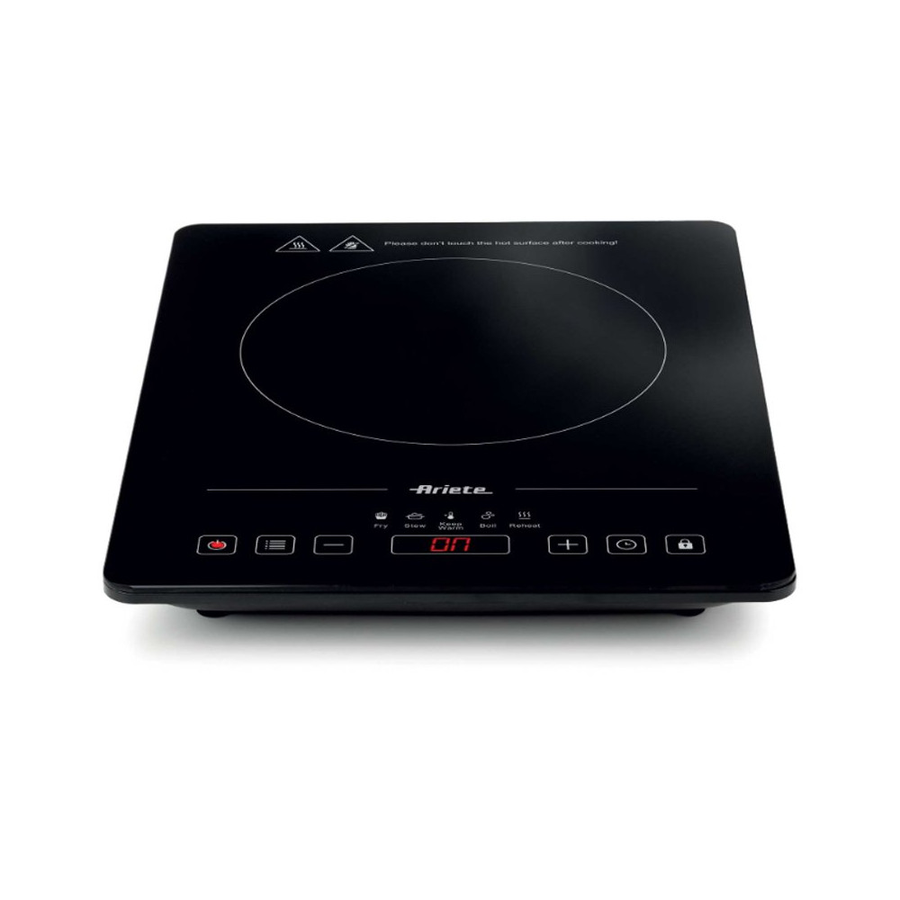 ARIETE 1997 - PIASTRA A INDUZIONE SINGOLA - CONTROLLI TOUCH - 10 LIVELLI POTENZA- 5 PROGRAMMI - 2000W ARI1997/00