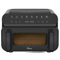 ARDES FRIGGISANA GRILL (ARFRYA12GP) - FRIGGITRICE AD ARIA 10 LT - DISPL TOUCH - 2 RESIST ARDARFRYA12GP