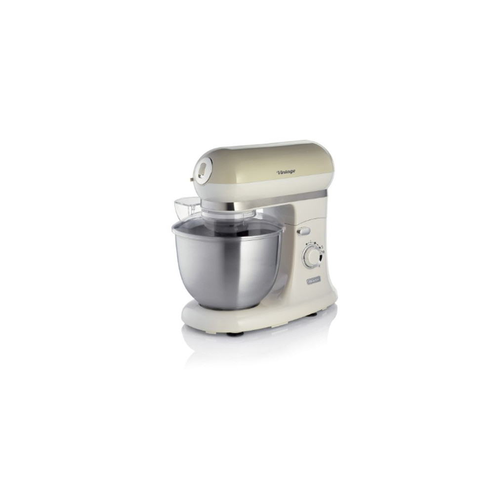 ARIETE ARIETE IMPASTATRICE VINTAGE BEIGE (1588/03) - TAZZA ACCIAIO INOX 5,5 L - 7 VELOCITA'' + PULSE - 2400W ARI1588BG