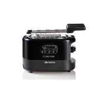 ARIETE TOASTIME NERO (0159/02) - TOSTAPANE ELETTRICO - 9 LIVELLI DORATURA - 700W ARI159