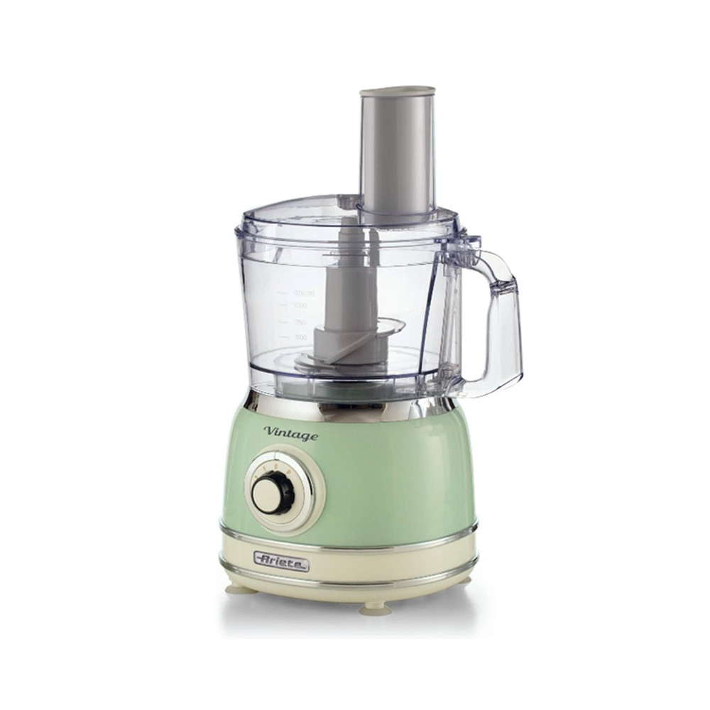ARIETE 1781/04 - ROBOT DA CUCINA MULTIFUNZIONE VINTAGE (VERDE) - 1.2 L - 2 VELOC.+PULSE ARI1781/04