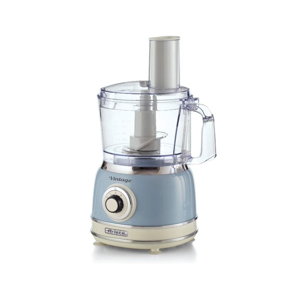 ARIETE 1781/05 - ROBOT DA CUCINA MULTIFUNZIONE VINTAGE (CELESTE) - 1.2 L - 2 VELOC.+PULSE ARI1781/05