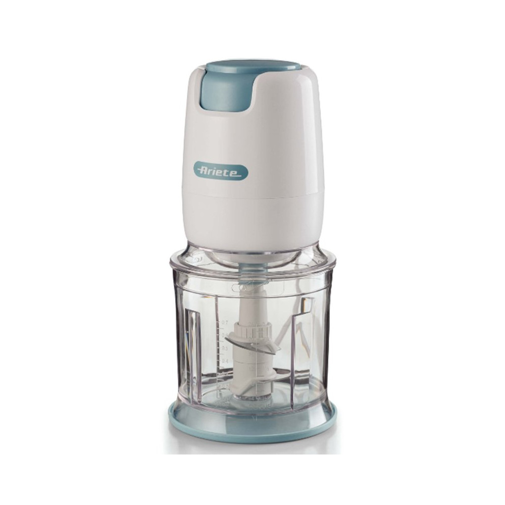 ARIETE TRITATUTTO BREAKFAST WHITE & AEGEAN TEAL (0437/01) - TRITATUTTO - 700 ML - 4 LAME - 2 VELOCITA'' - 400W ARI0437/01