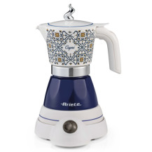 ARIETE MOKA AROMA CAPRI (1358/1C) - MOKA ELETTRICA PER POLVERE DI CAFFÈ 2/4 TAZZE ARI1358CA