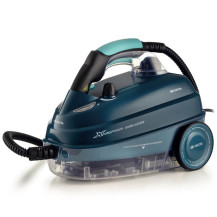 ARIETE XVAPOR DELUXE BLU (4146/05) - PULITORE A VAPORE A TRAINO - PRESSIONE 5 BAR - 9 ACCESSORI INCLUSI - 1600CC - 1500W ARI4146