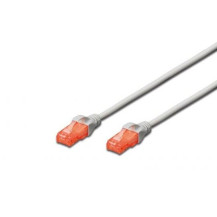 CAVO RETE 5 MT GRIGIO CAT.6 NON SCHERMATO TECNO LAN5MTCAT6NCGR
