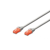 CAVO RETE 5 MT GRIGIO CAT.6 NON SCHERMATO TECNO LAN5MTCAT6NCGR