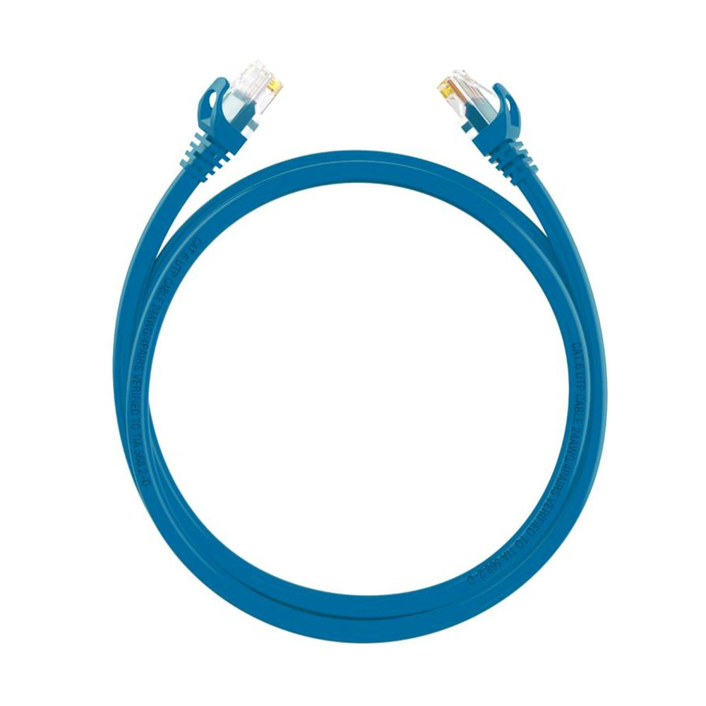 HIKVISION DS-1NP6UEC0-BL-2MT - CAVO LAN CAT6 U/UTP - 2M - BLUE HIKDS-1NP6UEC0-BL-2M