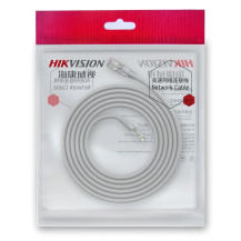 HIKVISION DS-1NP6ADL0-GR-5MT - CAVO LAN U/UTP  WITH 50U GOLD PLATED RJ45 PLUG - 5M - GREY HIKDS-1NP6ADL0-GR-5M