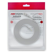 HIKVISION DS-1NP6ADL0-GR-5MT - CAVO LAN U/UTP  WITH 50U GOLD PLATED RJ45 PLUG - 5M - GREY HIKDS-1NP6ADL0-GR-5M