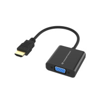 CONCEPTRONIC ABBY20B - ADATTATORE HDMI (M) / VGA (F) - RISOLUZIONE FINO A 1080P 60HZ CONABBY20B