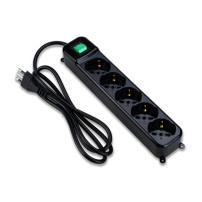 TECNOWARE POWER CLEANER 5 (FMP5IIG) - MULTIPRESA A 5 USCITE SCHUKO/ITALIANE TECFMP5IIG