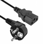 VULTECH ALIM15 - CAVO ALIMENTAZIONE 1.5 M PC STANDARD CON PRESA SCHUKO VULALIM15