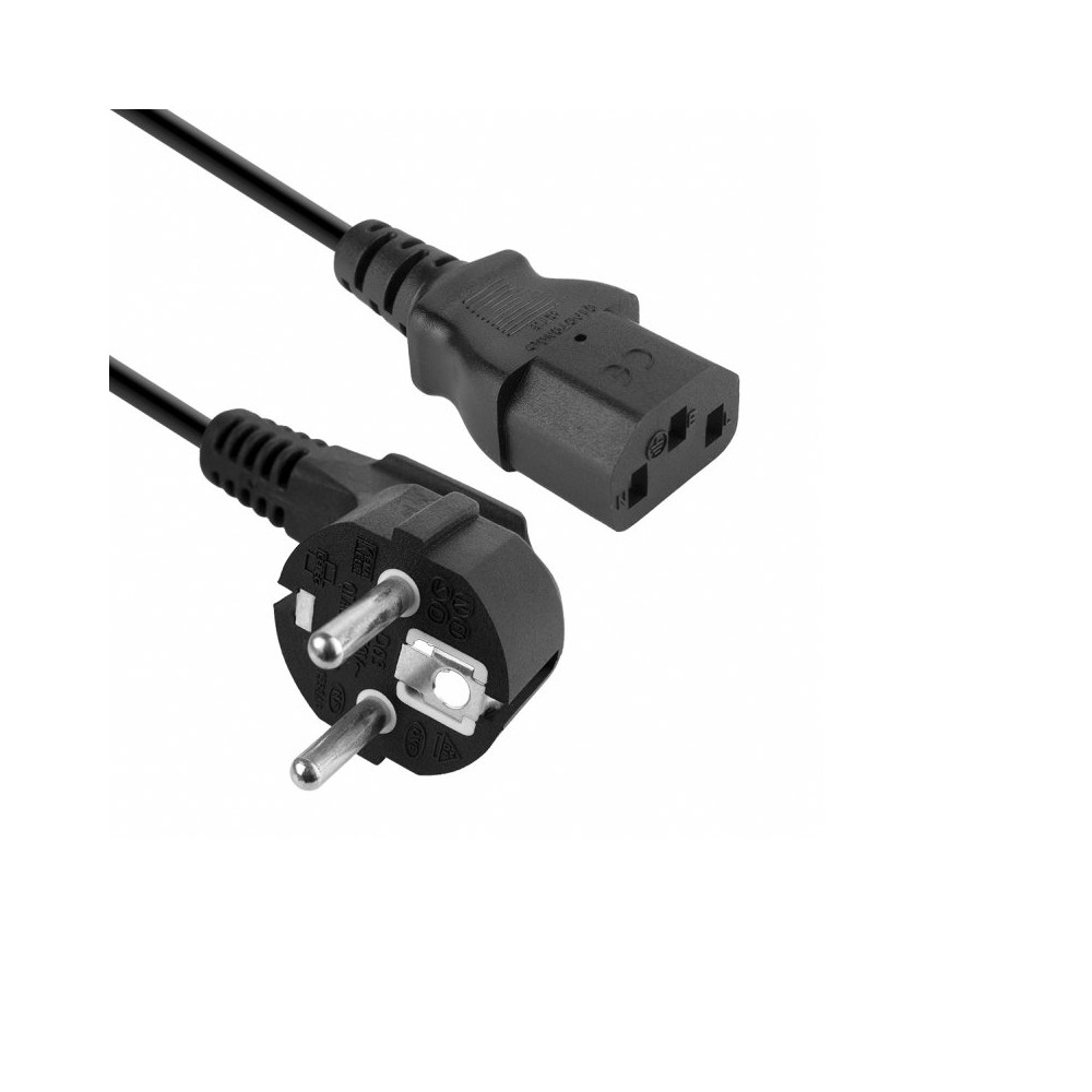 VULTECH ALIM15 - CAVO ALIMENTAZIONE 1.5 M PC STANDARD CON PRESA SCHUKO VULALIM15