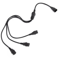 VULTECH MU-UPS04 - CAVO DI ALIMENTAZIONE SPLITTER DA IEC C14 A 3 X IEC C13 VULMU-UPS04
