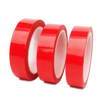 10 PZ - NASTRO BIADESIVO SPUGNA BIANCO PELLICOLA RED 25MM x 1.9MT 10NBAR25X2