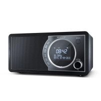 SHARP DR-450(BK) - RADIO DIGITALE - DAB/DAB+ - LCD MONOCROMATICO - 6W - BLUETOOTH - CHASSIS IN LEGNO - NERO SHADR450BK
