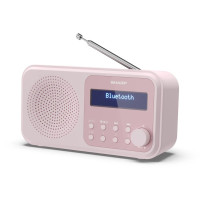 SHARP DR-P420(PK) - RADIO DIGITALE PORTATILE - DAB/DAB+ - LCD MONOCROMATICO - BLUETOOTH 5.0 - PINK SHADRP420P
