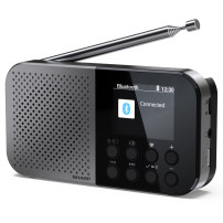 SHARP DR-P520(GY) - RADIO DIGITALE PORTATILE - DAB/DAB+ - LCD MONOCROMATICO - BLUETOOTH 5.0 - GRAY SHADRP520GY