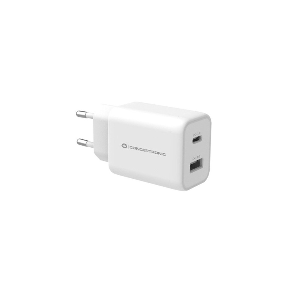 CONCEPTRONIC ALTHEA11W - CHARGER 2-PORT 33W USB PD PPS CHARGER, QC 3.0 CONALTHEA11W