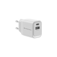 CONCEPTRONIC ALTHEA19W33 - CHARGER 2-PORT 33W GAN USB-C X 1, USB-A X 1, QC 3.0, PPS, PD 3.0, WHITE CONALTHEA19W33