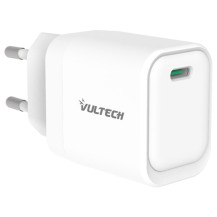 VULTECH CC45-1C - CARICATORE UNIVERSALE 1 PT USB-C GAN 45W VULCC45-1C