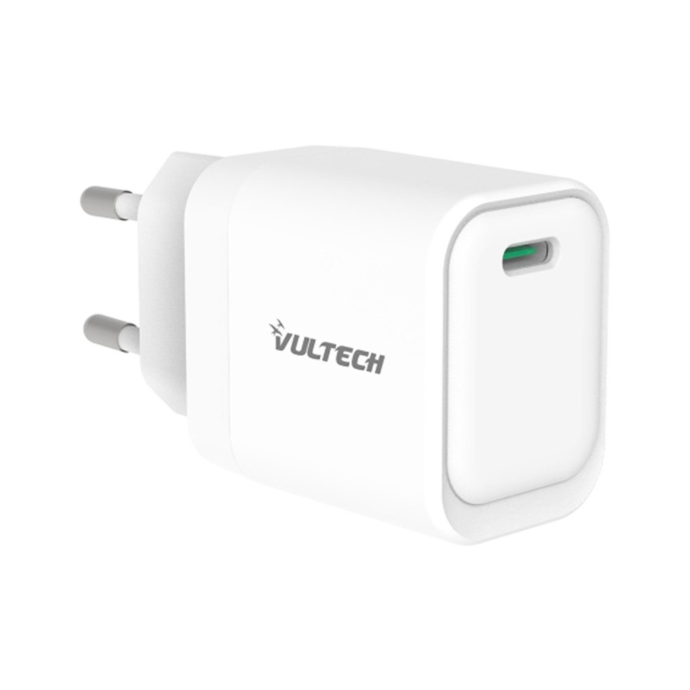 VULTECH CC45-1C - CARICATORE UNIVERSALE 1 PT USB-C GAN 45W VULCC45-1C