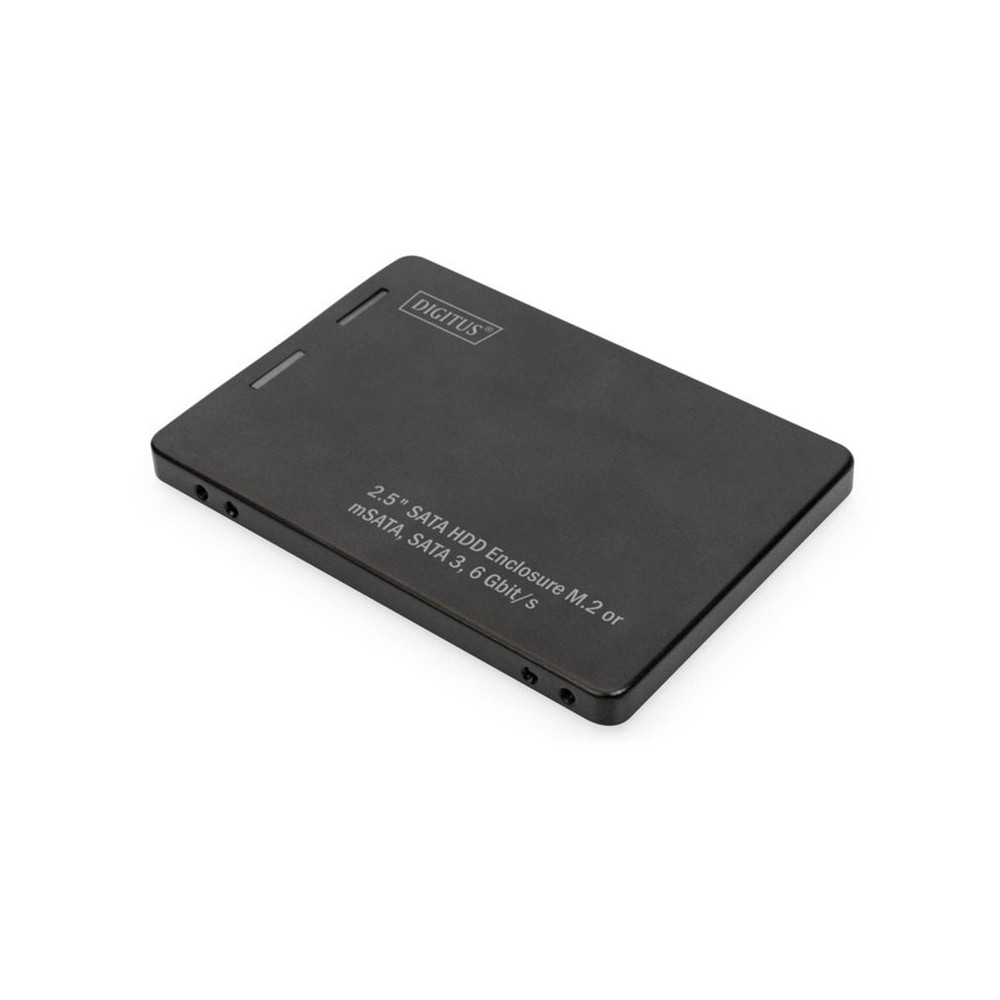 BOX ESTERNO DIGITUS DA-71118 - M.2 O mSATA SATA 3 6 Gbit/s, FINO A 520 MB/s DIGDA71118