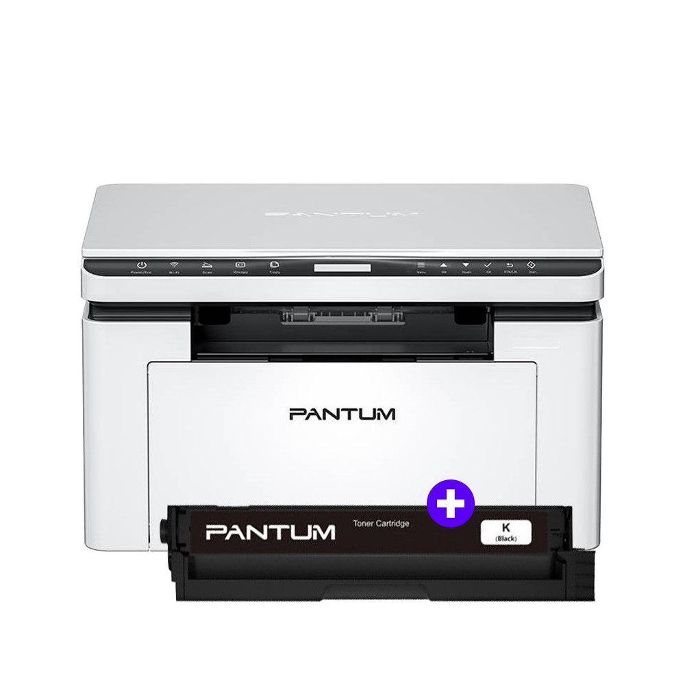 (BUNDLE) PANTUM BM2300W - STAMPANTE MULTIFUNZIONE LASER MONOCROMATICA A4 - WI-FI - 22PPM + TONER ORIGINALE PL-A2310H PANBM2300W-