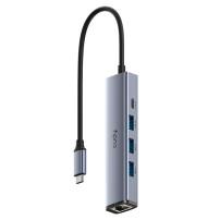 CUDY UH605 - HUB USB 5-IN-1 WITH GBE CUDUH605