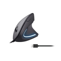 EQUIP 245118 - MOUSE ERGONOMICO WIRED USB - 6 PULSANTI - DPI SWITCH (1200/1800/2400/3200) EQU245118
