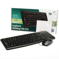 TASTIERA + MOUSE LOGITECH MK120 BLACK 920-002543 LOGMK120