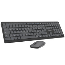 VULTECH KM-851W - KIT TASTIERA E MOUSE SLIM WIRELESS - LOW PROFILE - TASTI FUNZIONALI VULKM-851W