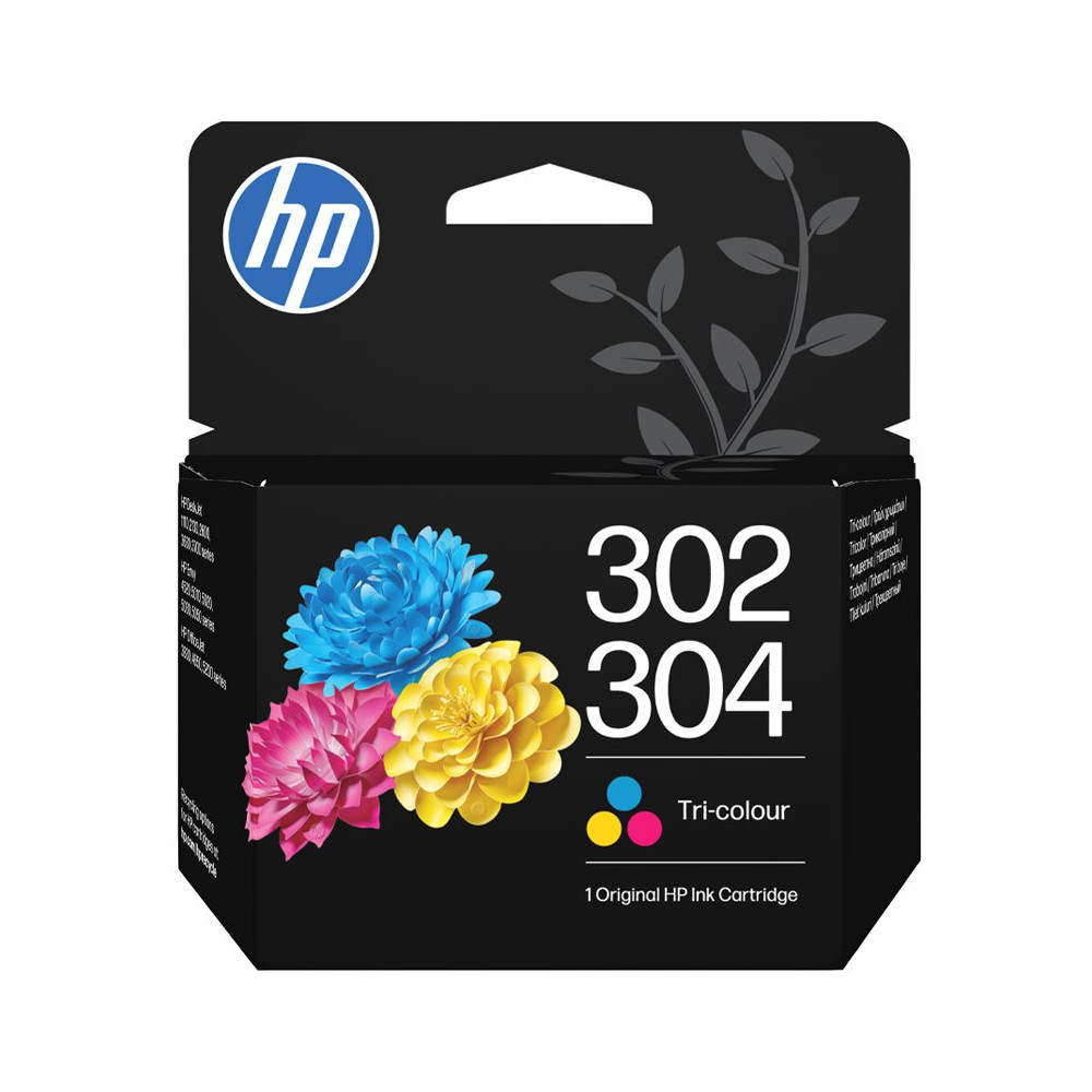 HP 302 / 304 TRI-COLOR (B7RT6AE) - CARTUCCIA ORIGINALE HPB7RT6AE