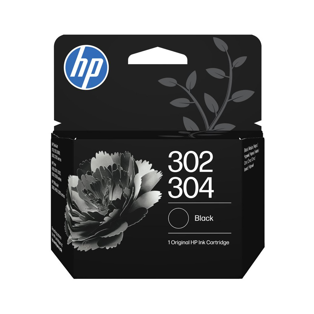 HP 302 / 304 NERO (B7RT7AE) - CARTUCCIA ORIGINALE HPB7RT7AE