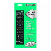 BRAVO ORIGINAL 3 (90202049) - TELECOMANDO COMPATIBILE FEDELMENTE RIPRODOTTO PER TV SONY BRAORIGINAL3