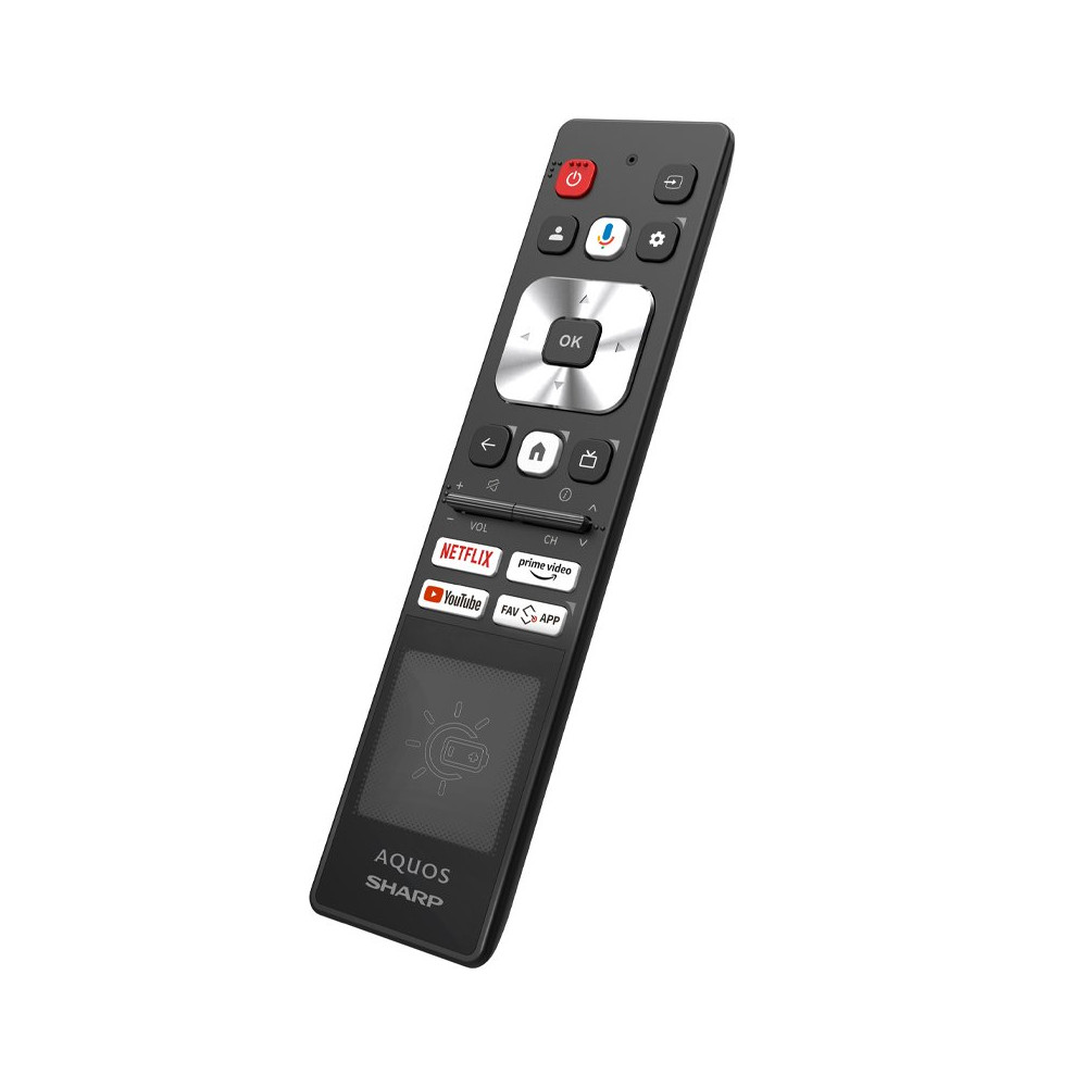 SHARP SUNREMO (AN2303-2024-GTV-S) - TELECOMANDO SOLARE UNIVERSALE PER SMART TV SHAAN2303-2024-GTV-S