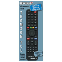 BRAVO BRAND 8 (90202068) - TELECOMANDO COMPATIBILE PER TV THOMSON BRABRAND8