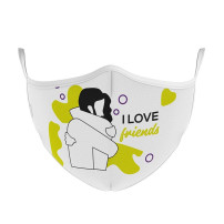 MASCHERINA ULTRA STYLE IN TNT DOPPIO STRATO - FRIENDSHIP-S MFEEL