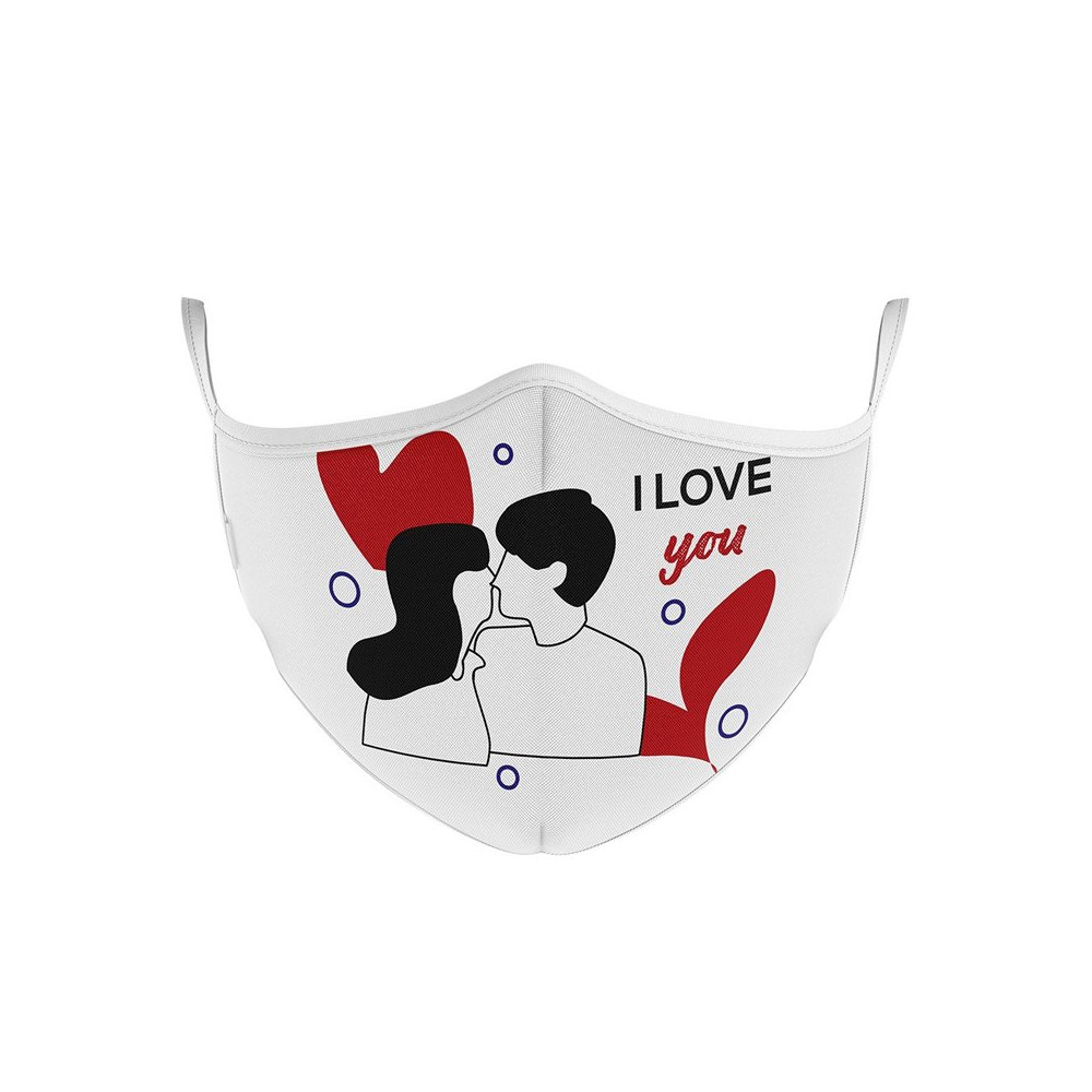 MASCHERINA ULTRA STYLE IN TNT DOPPIO STRATO - ILOVEYOU-L MFEEL