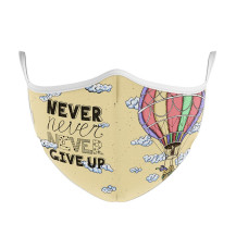 MASCHERINA ULTRA STYLE IN TNT DOPPIO STRATO - NEVERGIVEUP-M MFEEL