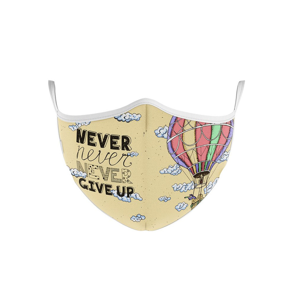 MASCHERINA ULTRA STYLE IN TNT DOPPIO STRATO - NEVERGIVEUP-L MFEEL