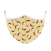 MASCHERINA ULTRA STYLE IN TNT DOPPIO STRATO - CHILI PEPPERS-L MFEEL CHILIPEPPERS-L