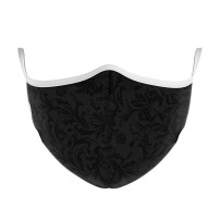 MASCHERINA ULTRA STYLE IN TNT DOPPIO STRATO - DARK ARABESQUE-M MFEEL DARKARABESQUE-M