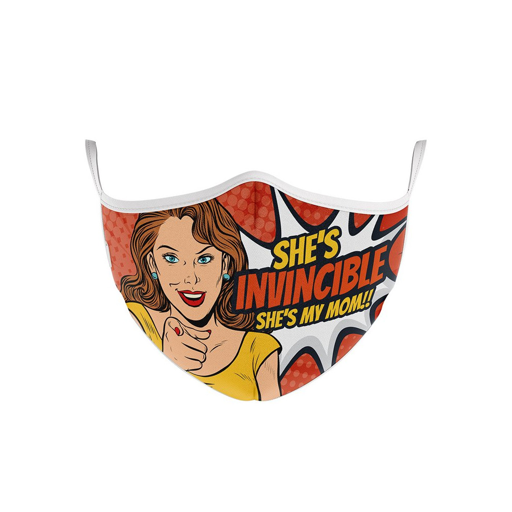 MASCHERINA ULTRA STYLE IN TNT DOPPIO STRATO - INVINCIBLE MOM-L MFEEL INVINCIBLEMOM-L
