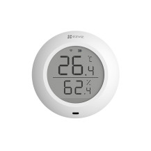 EZVIZ T51C - SENSORE SMART DI TEMPERATURA ED UMIDITA'' - PROTOCOLLO ZIGBEE - WIFI - DISPLAY LCD - DA APPOGGIO O DA MURO EZVCST51