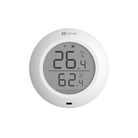 EZVIZ T51C - SENSORE SMART DI TEMPERATURA ED UMIDITA'' - PROTOCOLLO ZIGBEE - WIFI - DISPLAY LCD - DA APPOGGIO O DA MURO EZVCST51