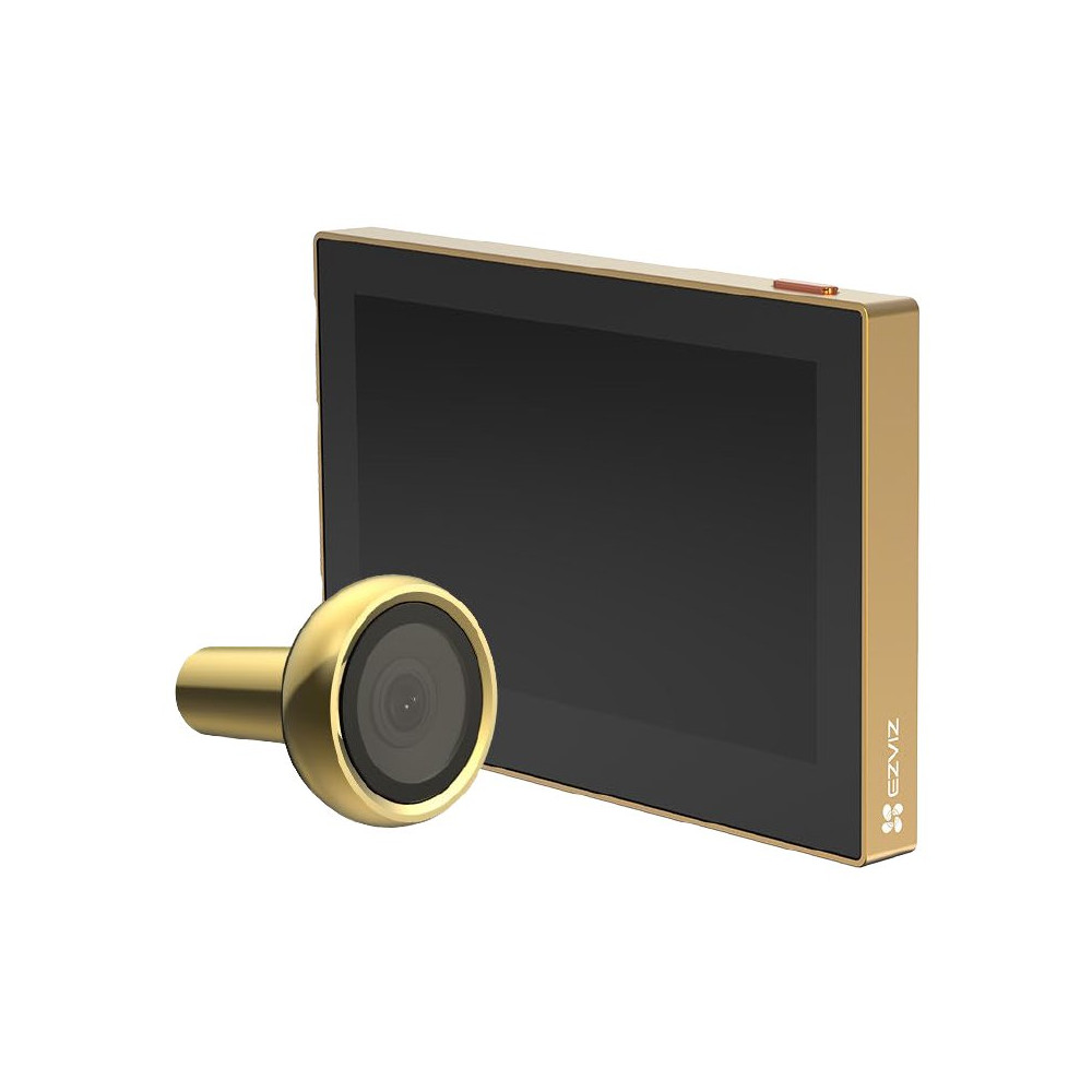 EZVIZ HP2 (OTTONE) - SPIONCINO SMART 2 MP - WIRELESS - DISPLAY A COLORI 4.3"" - VIDEO LIVE EZVCSHP2