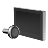 EZVIZ HP2 (CROMATO) - SPIONCINO SMART 2 MP - WIRELESS - DISPLAY A COLORI 4.3"" - VIDEO LIVE EZVCSHP2CH