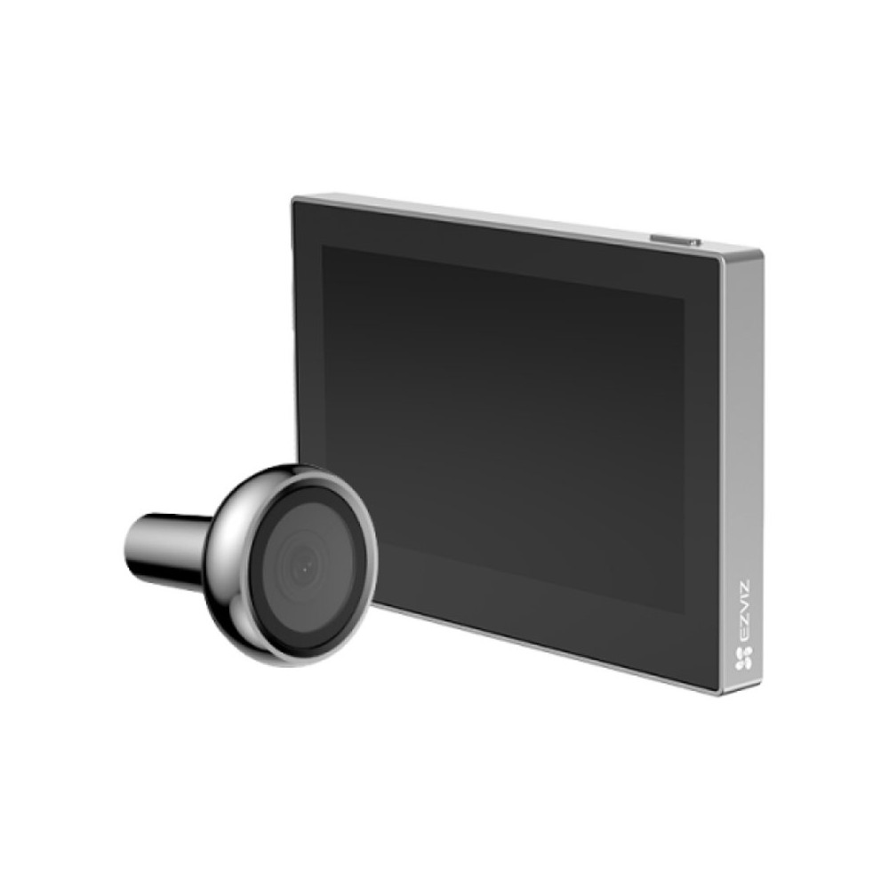 EZVIZ HP2 (CROMATO) - SPIONCINO SMART 2 MP - WIRELESS - DISPLAY A COLORI 4.3"" - VIDEO LIVE EZVCSHP2CH